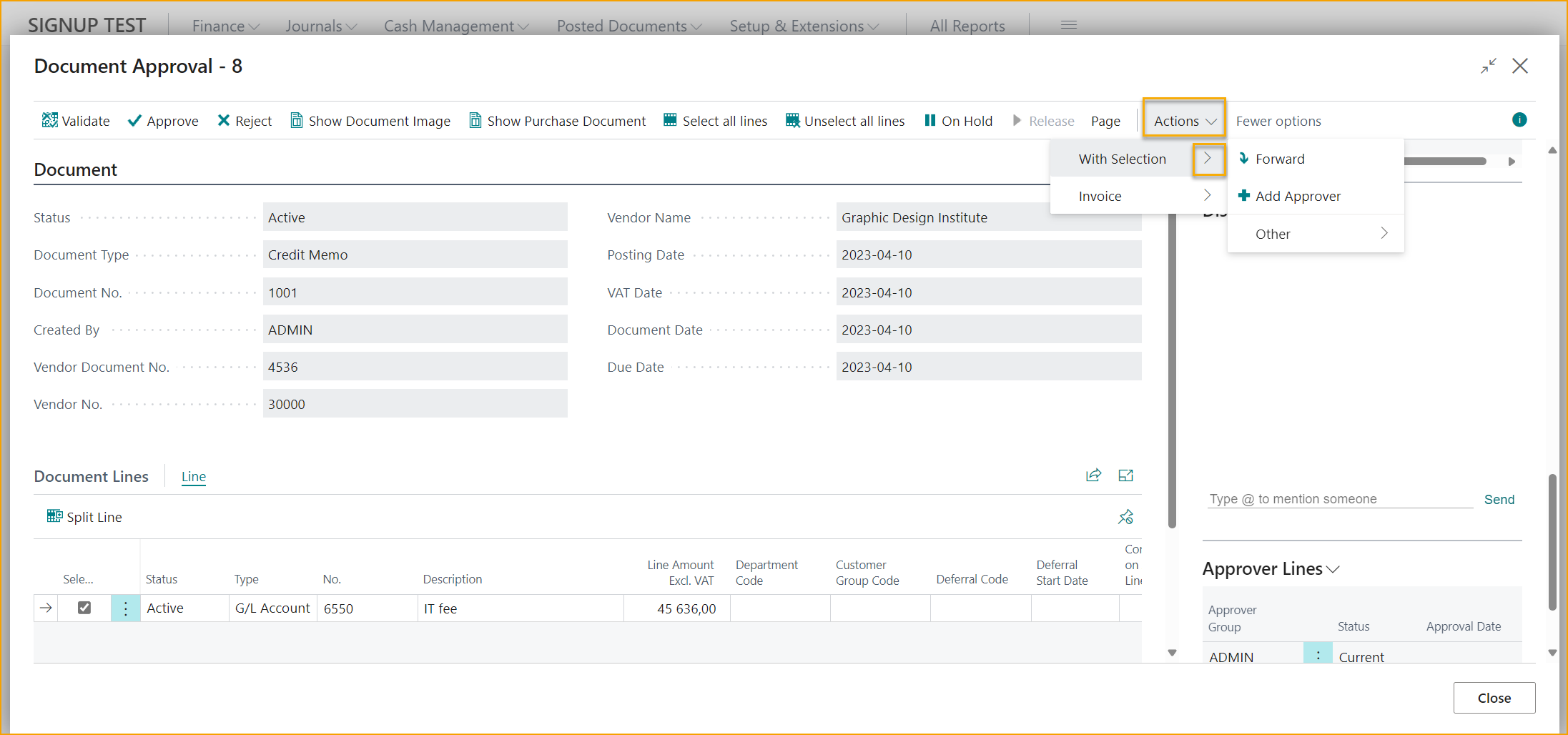 ExFlow Approval Documents