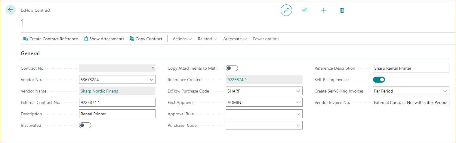 ExFlow Contract