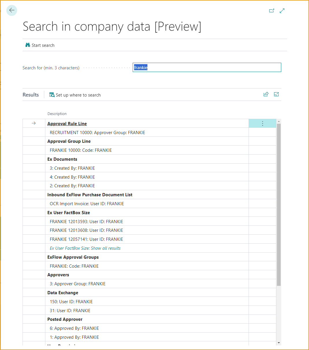 Data Search