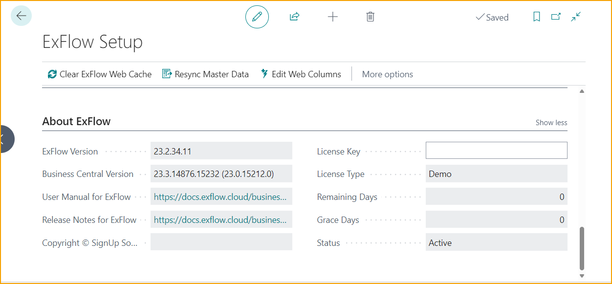 ExFlow Setup