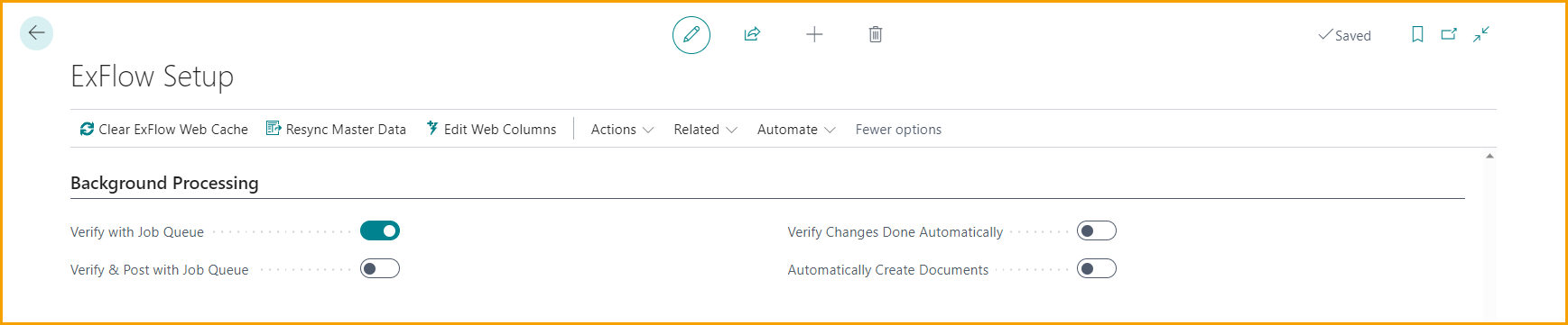 ExFlow Setup - Background Processing - Verify with Job Queue