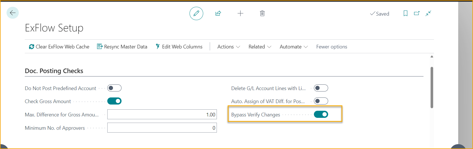 ExFlow Setup