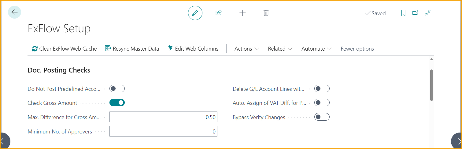 ExFlow Setup