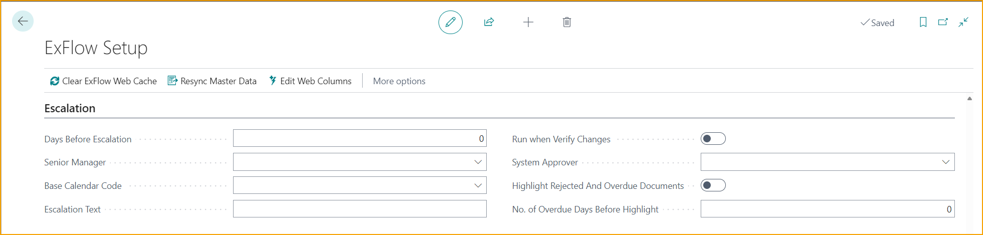 ExFlow Setup