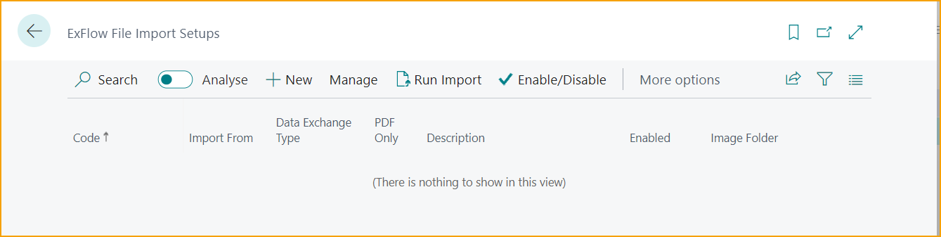 ExFlow File Import Setups