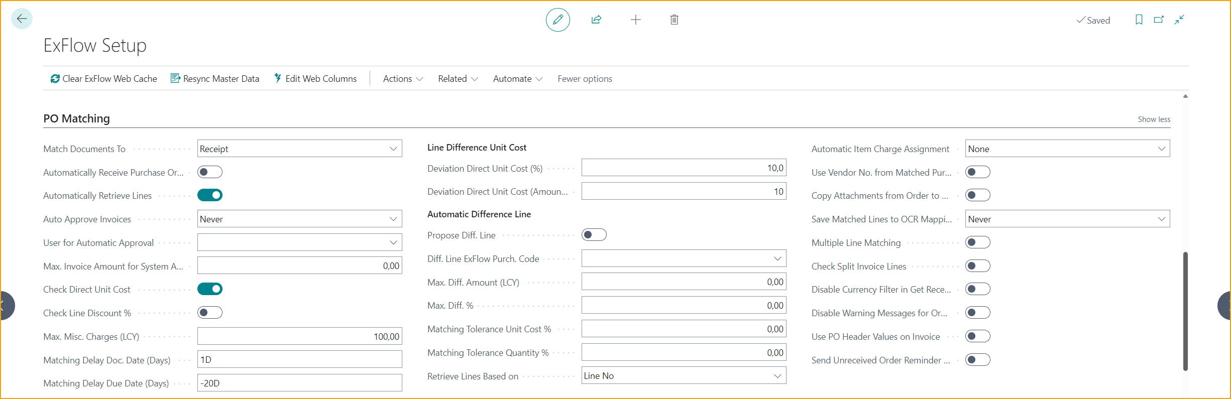 ExFlow Setup