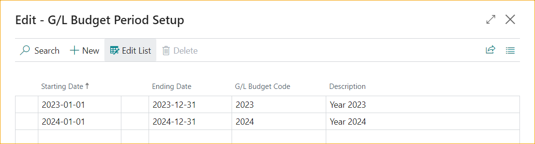 ExFlow Budget Control Wizard