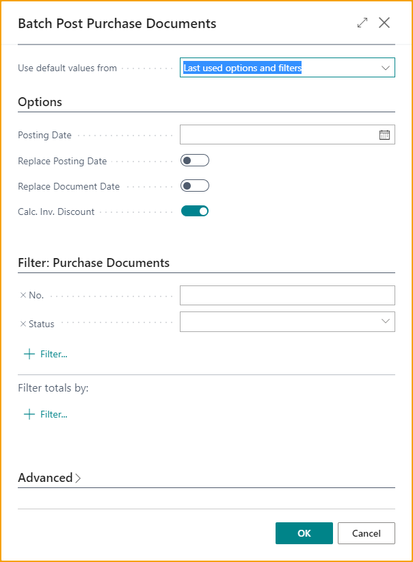 Batch Post Purchase Documents