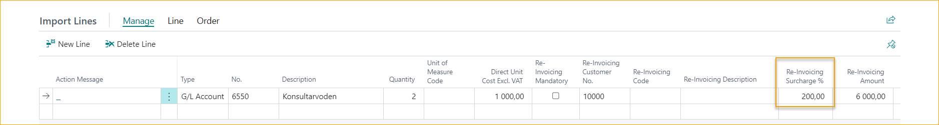 ExFlow Import Journal Lines