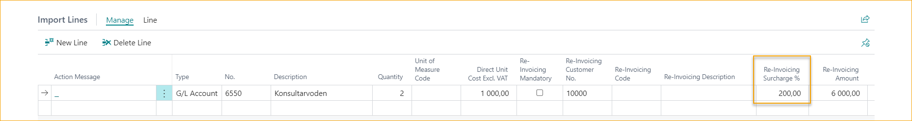 ExFlow Import Journal Lines