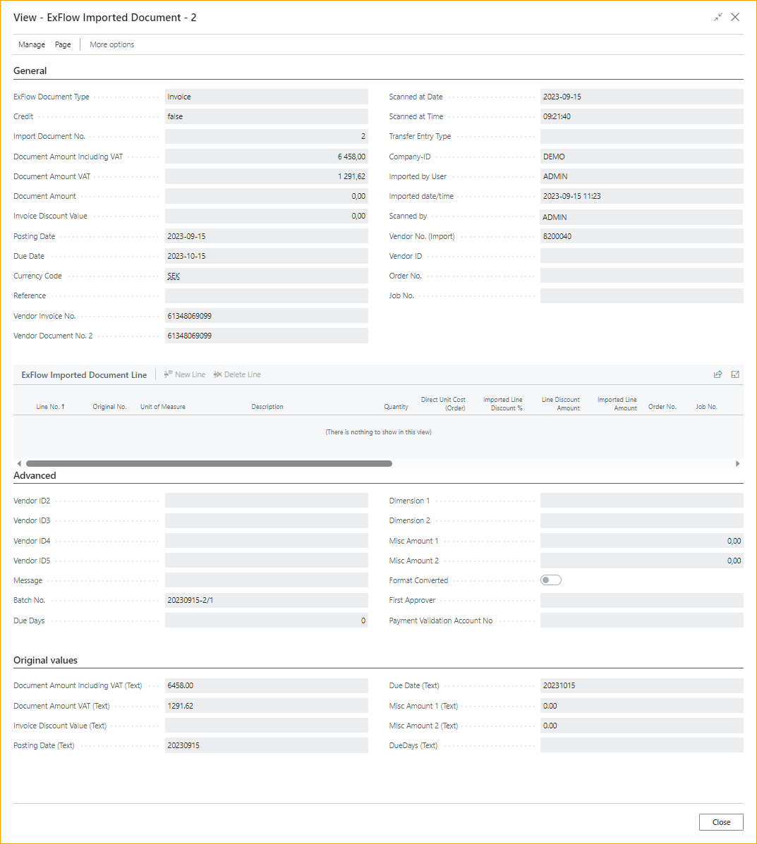 ExFlow Imported Document