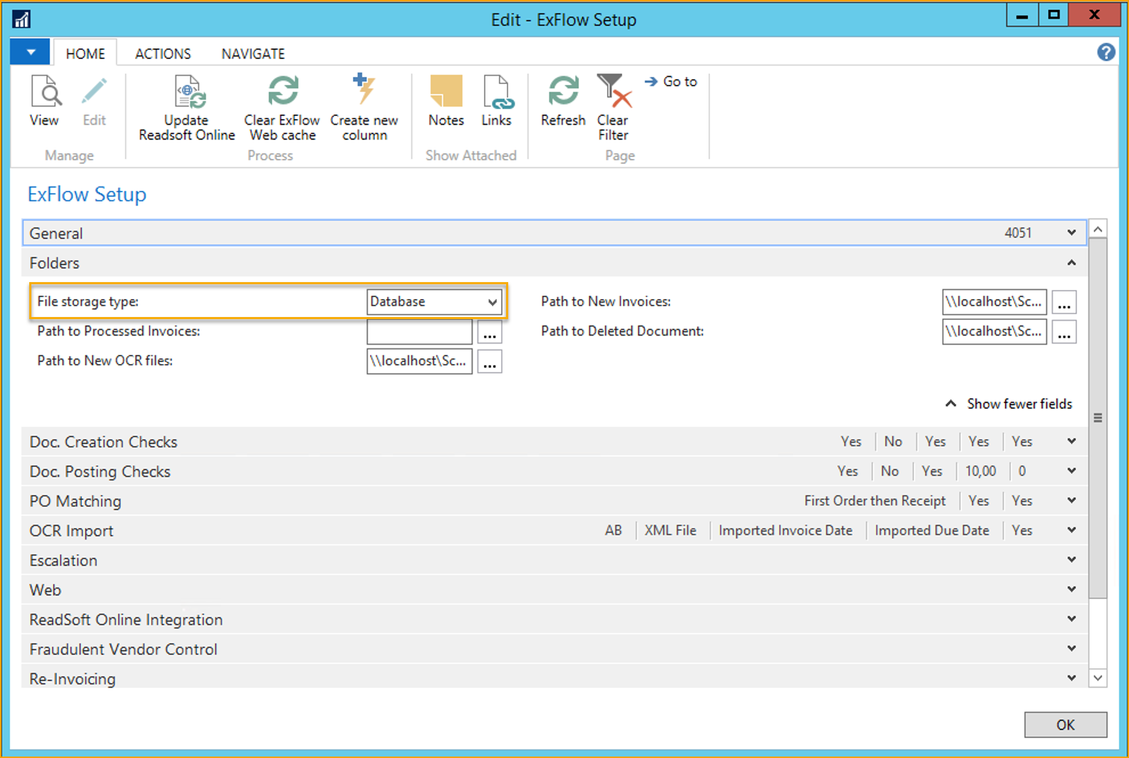 Upgrade and migrate ExFlow data