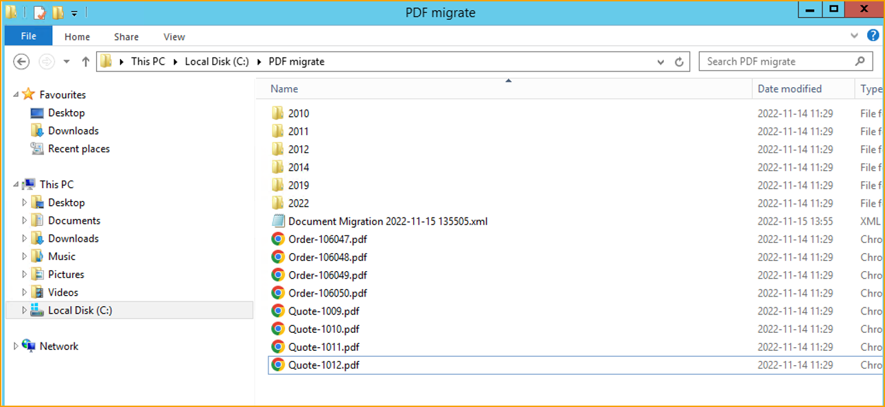 Upgrade and migrate ExFlow data