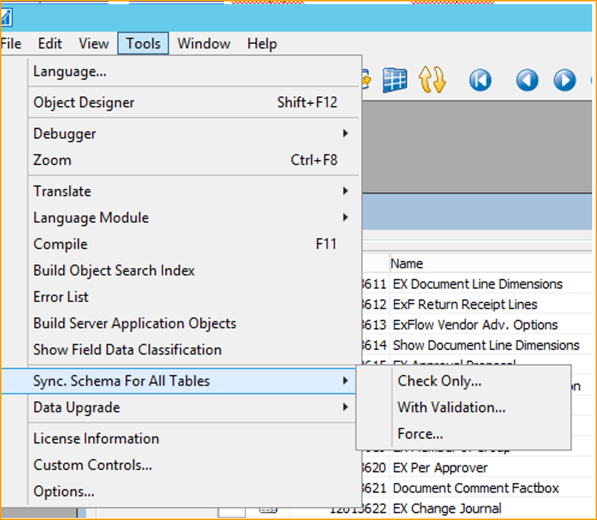 Upgrade and migrate ExFlow data