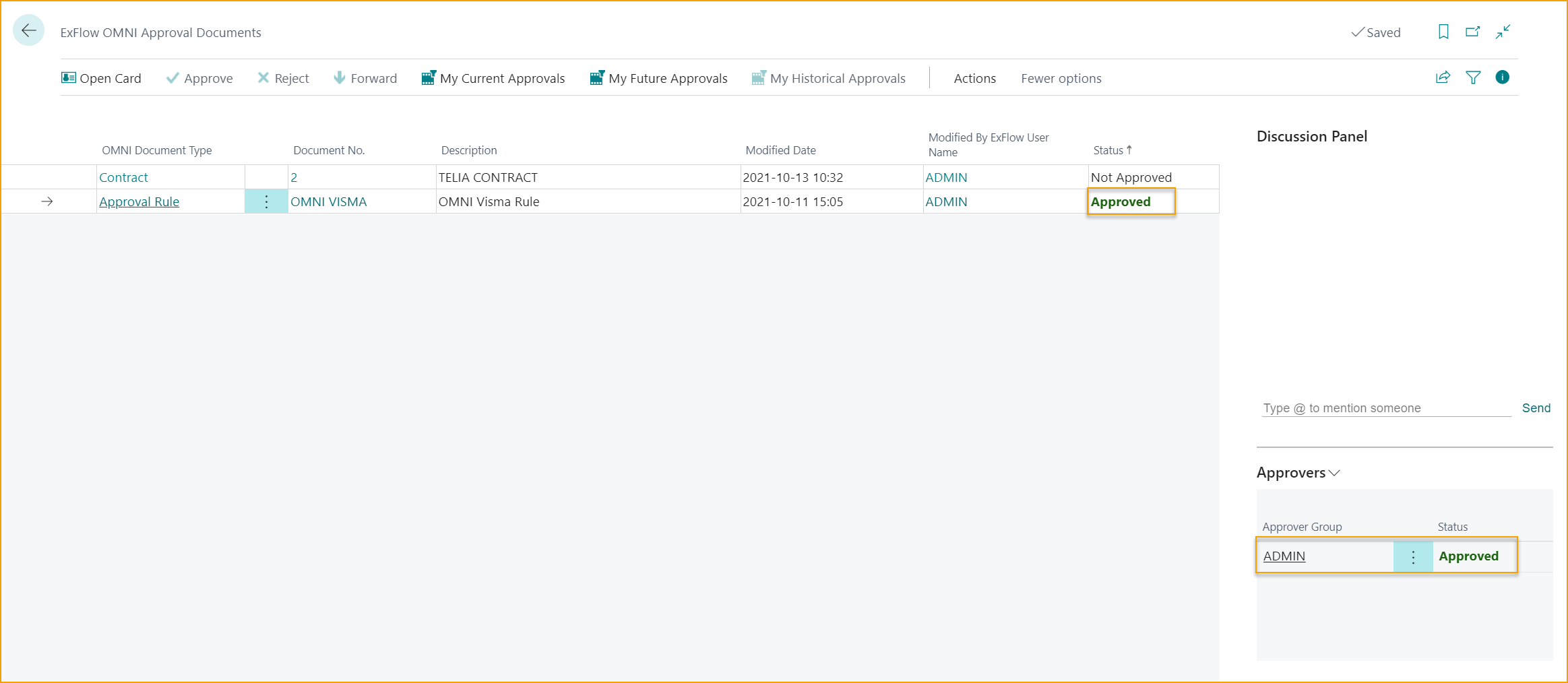 ExFlow OMNI Approval Documents