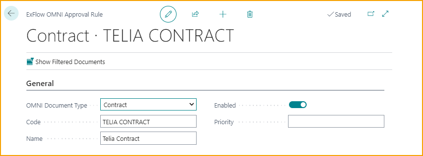 ExFlow OMNI Approval Rule - Contract