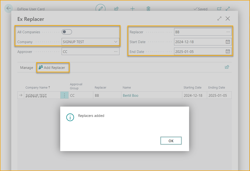 ExFlow Replacer