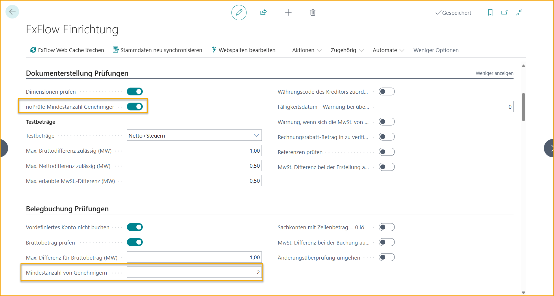 ExFlow Setup