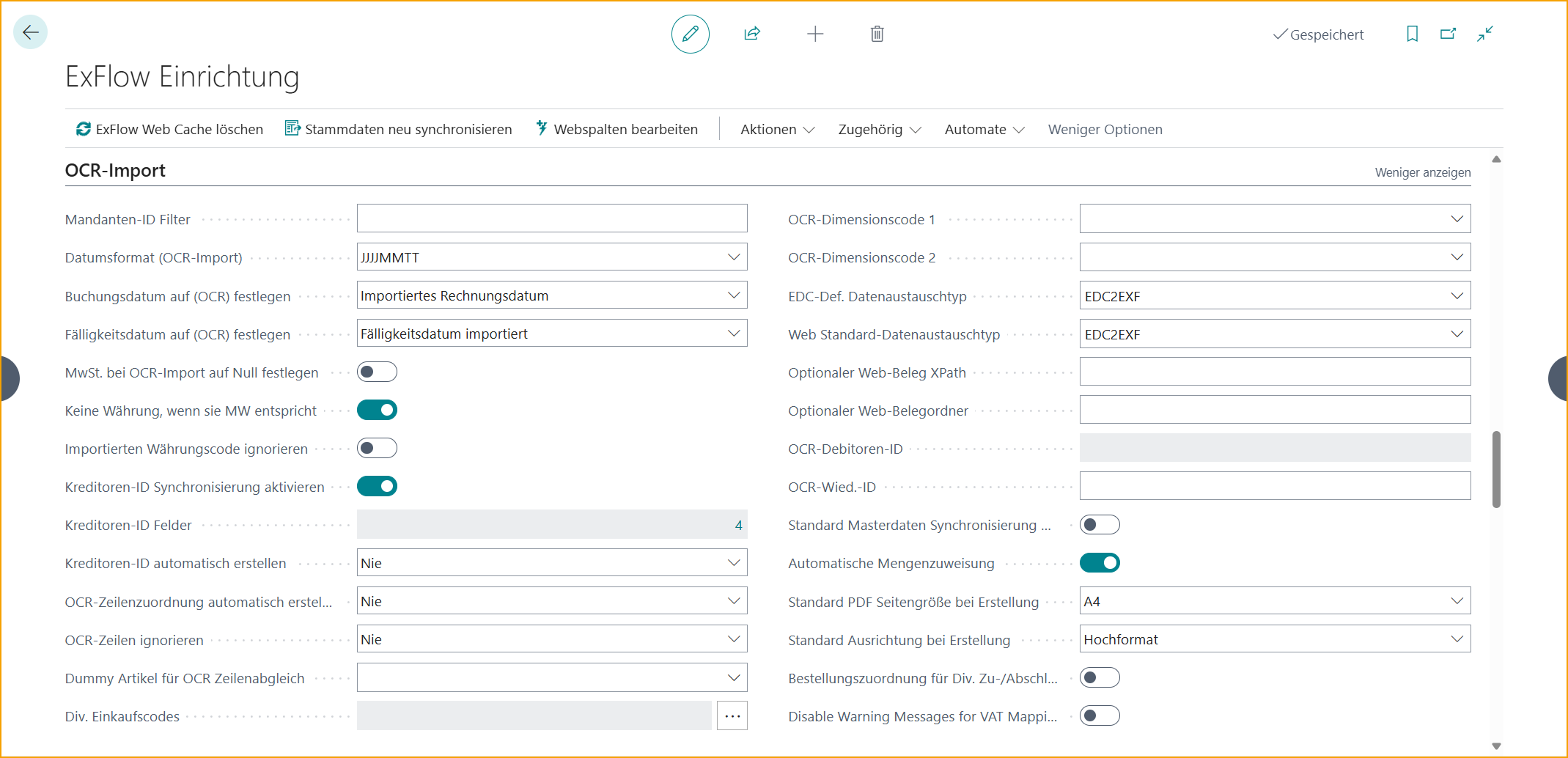 ExFlow Setup