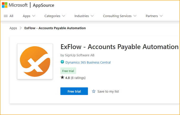 Erste-Schritte-Assistent - Microsoft AppSource