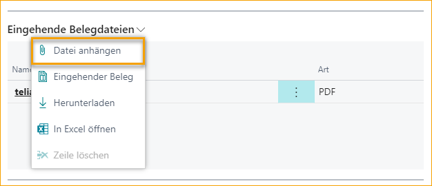 ExFlow Genehmigungsstatus - Eingehende Dokumentdateien