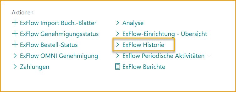 ExFlow Dokumente suchen