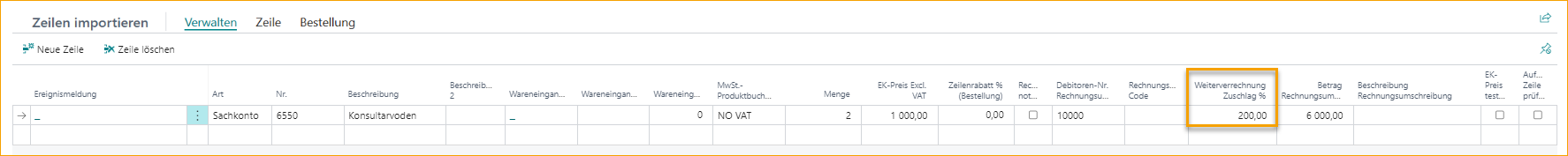 ExFlow Import Journal Lines