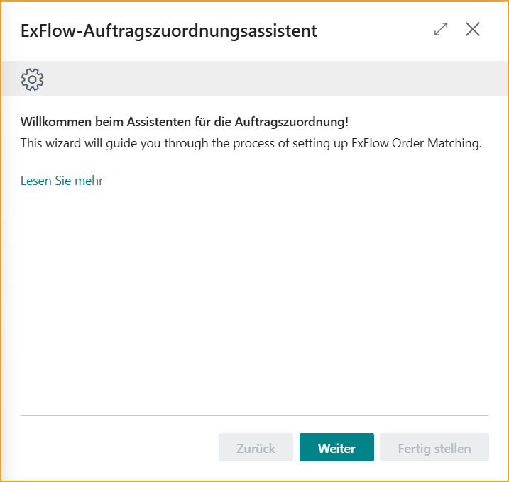 Auftragsabgleich-Assistent - Suche