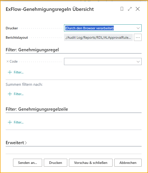 Bericht - ExFlow Genehmigungsregelliste